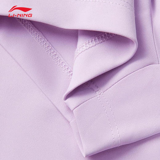 李宁健身系列女子防晒排湿速干宽松短袖POLO衫APLV016 商品图5