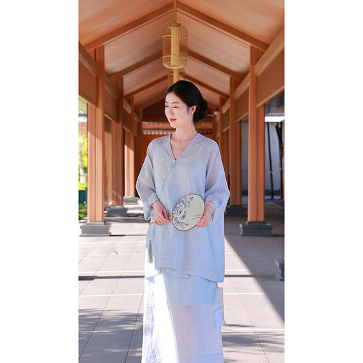 【2026东衣作】新中式上衣（25710157碧落-设计师） 商品图0