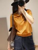 LP精简老钱风POLO翻领短袖含桑蚕丝针织衫 商品缩略图1