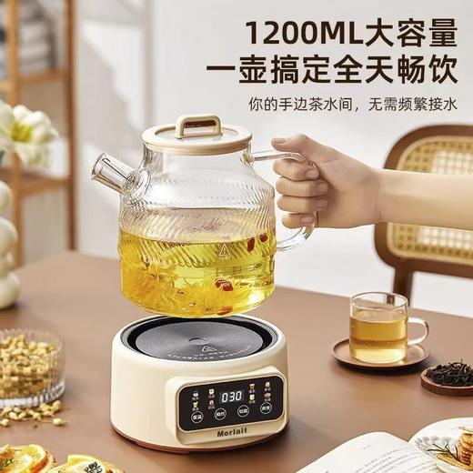 99元送茶漏原价159️Morlait分体智能玻璃养生壶分体式全玻璃无胶水精煮鲜炖全在行高颜值养生壶基地直邮 商品图0