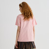 谜底T恤短袖女2025夏季新品休闲日常粉绣花宽松H型上衣252MT0587 商品缩略图2