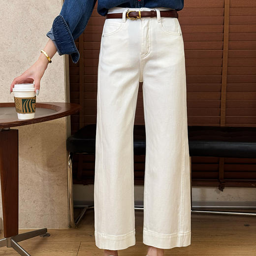 【不换不退】良木礼直筒牛仔裤（2321） 商品图0