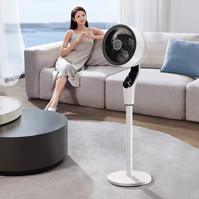 【直送到家】艾美特循环扇FA23-RDI123 家用落地扇 机械旋钮款