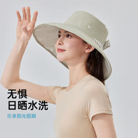 【夏季必备】双面可戴 时尚百搭 防晒更修颜 | VVC双面女神帽（条纹款）夏日防晒帽遮阳长帽檐防紫外线帽子 4色入