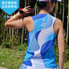 浪轻薄透无缝贴胶宽肩宽背宽松运动背心男女 商品缩略图3