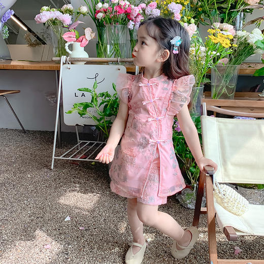 女童新中式汉服 2025新款夏季国风夏装连衣裙 商品图8