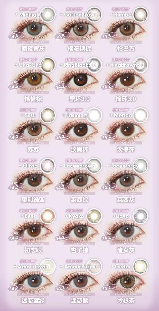 bebebest 正品日抛88/盒198/3盒618/10盒,聪明棕聪明灰仙女褐米拉巧水墨黑 商品图4