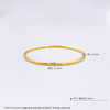 【限时克减150元】足金999.9 实心光面光圈素圈固口手镯(面宽约2.1-2.5mm)(SZ00330-02)（预售产品下单后不退款不退货不换货不补差价） 商品缩略图2