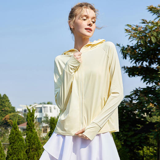 UPF50+防晒衣女夏季新款防紫外线外套运动户外钓鱼长袖连帽防晒服 商品图2