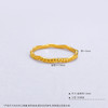 【限时克减150元】足金999 #CNC 5G黄金实心戒指波浪形仿钻条戒(BE5GJZ00092)（预售产品下单后不退款不退货不换货不补差价）（预售产品下单后不退款不退货不换货不补差价） 商品缩略图2