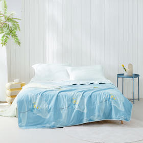 罗莱辽源栎丝™全棉可水洗蚕丝夏被200*230【分仓直发，72小时发货，周末节假日不发货】