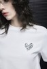 MC家亚克力水钻爱心刺绣标精梳棉T柜上900＋ 商品缩略图3