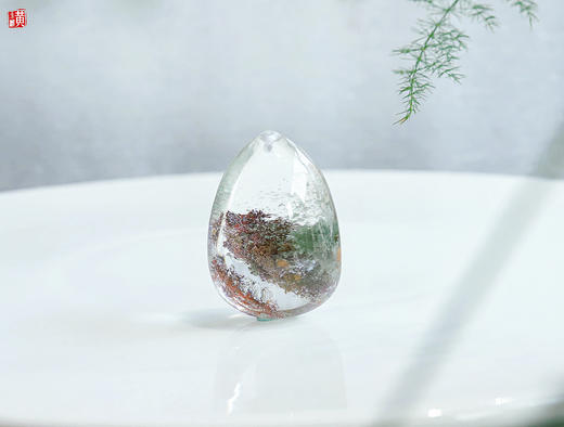 【朱翠绮光】绿幽灵水晶吊坠 配精美挂绳 商品图3