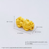 【限时克减150元】足金 #招财纳福 3D硬金空心财字元宝貔貅手串配件Diy手串配件(面宽约26.8*12.5mm))(AU3DSC00034-3)（预售产品下单后不退款不退货不换货不补差价） 商品缩略图4
