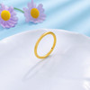 【限时克减150元】足金 3D硬金空心固口三生三世磨砂素圈戒圈戒（面宽约1.6-2mm）(AR3DJZ00020)（预售产品下单后不退款不退货不换货不补差价） 商品缩略图1