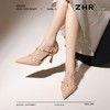 ZHR则则镜面细跟单鞋女2025新款高级百搭女鞋舒适显高精致高跟鞋 商品缩略图7