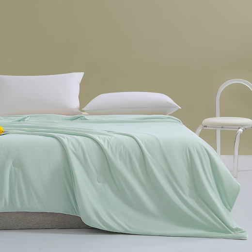 杞冠臻选 | 纺王冰淇淋凉感被 水波绿 轻薄透气 凉感抗菌 商品图2