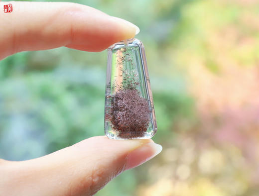 【幽芒】绿幽灵水晶吊坠 配精美挂绳 商品图5