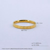 【限时克减150元】足金999 #怦然心动 5G黄金空心爱心纹戒指圈戒（面宽约1.8-2.2mm）(AG5GJZ00336)（预售产品下单后不退款不退货不换货不补差价） 商品缩略图3