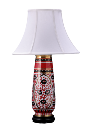 常沙娜先生设计作品-国礼景泰蓝《台灯》