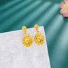 【限时克减150元】足金999 #绕线 （足金999字印）5G黄金镂空绕线鱼鳞鸽子蛋耳饰耳钉耳吊（配胶塞）(5GES00957)预售产品下单后不退款不退货不换货不补差价 商品缩略图0