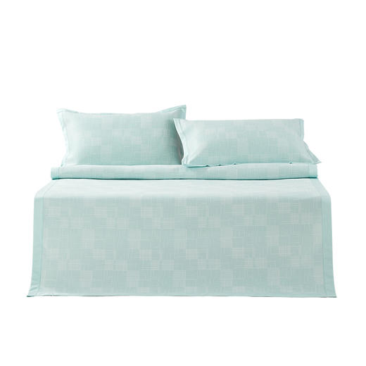 罗莱只此天青A类抗菌可水洗凉席三件套【分仓直发，72小时发货，周末节假日不发货】 商品图10