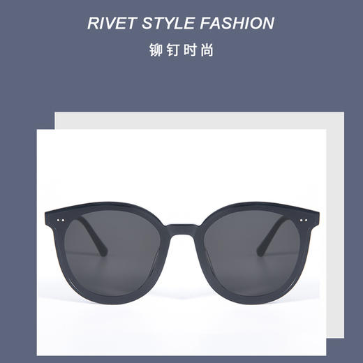【夏日潮搭丨QUIRKYCATS怪癖猫太阳镜合集】高效阻隔紫外线，防UV400，镜框简单低调，贴合鼻梁，防滑不易脱落，经典百搭时尚感十足，各种脸型都适合，多款多色可选 商品图13