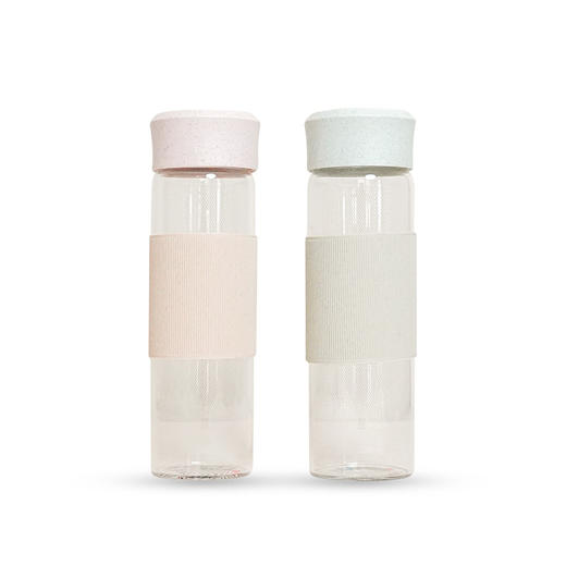 【昀蓉·定制周边】韩版防烫玻璃水杯400ml（颜色随机） 商品图0