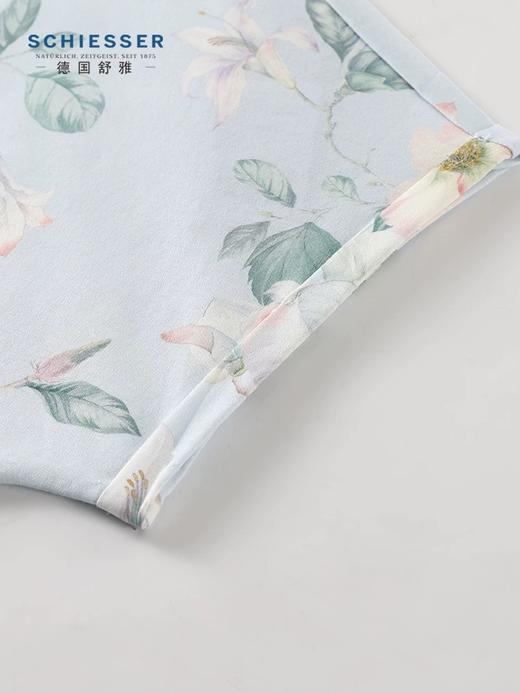 【70S100%丝光棉】SCHIESSER德国舒雅高端铂雅女士短袖七分裤套装100%高支双面丝光棉91/24773H 商品图2