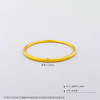 【限时克减150元】足金999 #电商超轻  #标重  古法空心长长久久素圈手镯（面宽约3-3.4mm）(AUGFSZ00001-4)（预售产品下单后不退款不退货不换货不补差价） 商品缩略图3