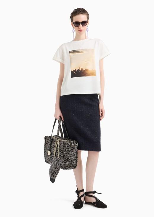 E ARMANI T恤衫女  EW001754AF15419-U0006 . 商品图1