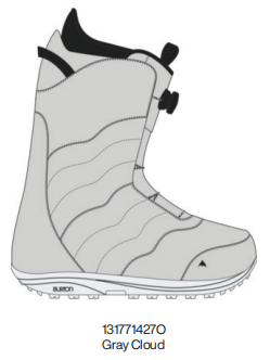 25/26BURTON雪鞋W MINT BOA GRAY CLOUD