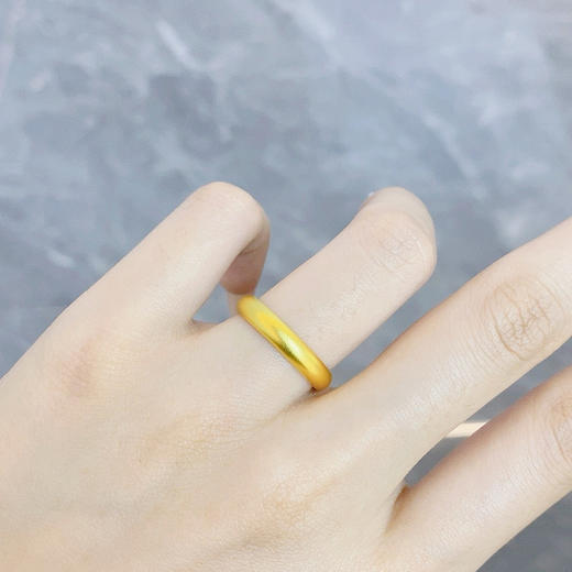 【限时克减150元】足金999 #固口戒指 5G黄金仿古法泥鳅背戒指(AG5GJZ00383)（预售产品下单后不退款不退货不换货不补差价 商品图0