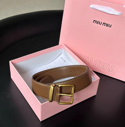 Miu家代工厂双面牛皮腰带带礼盒 商品图4
