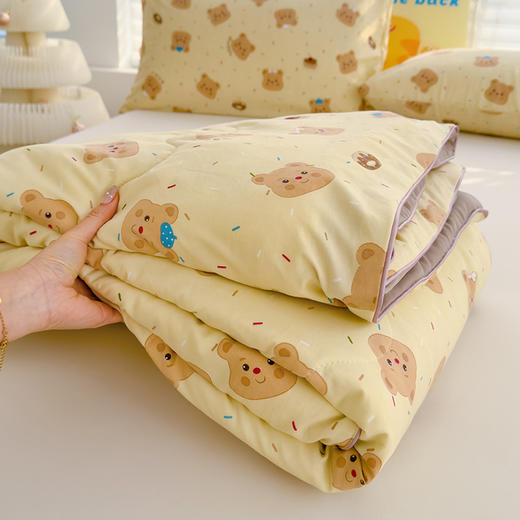 YOOE夏款【升级款A类空调被】多款花色可选 水洗双层纱韩版ins风 空调透气夏被被 卡通可机洗夏凉被 商品图1