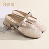 信诺时尚半拖鞋女外穿2025新款夏轻便网纱透气包头穆勒鞋平底凉拖X5C134-51 商品缩略图8