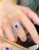 1ct刻面蓝宝石戒指 商品缩略图3