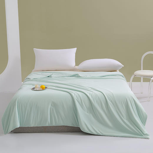 杞冠臻选 | 纺王冰淇淋凉感被 水波绿 轻薄透气 凉感抗菌 商品图0