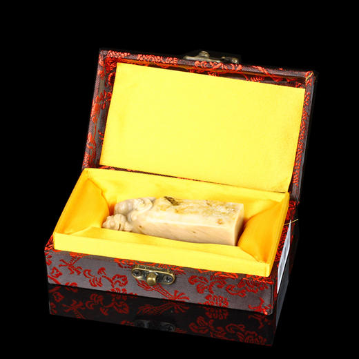 孤品016722-昌化石带皮兽钮方章-2.9*2.5*7.5cm 商品图4