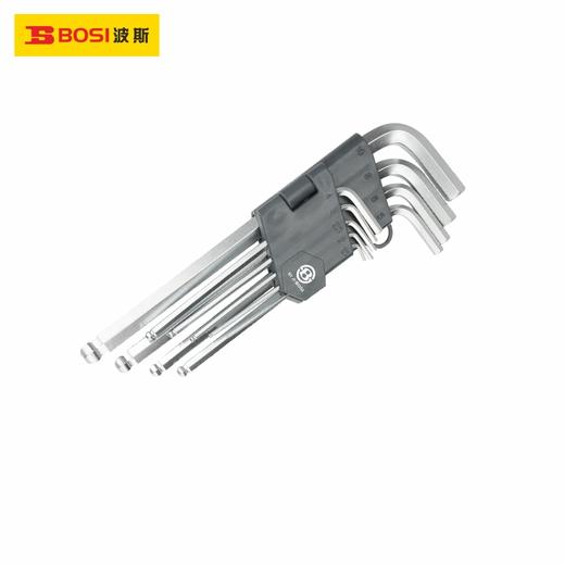 波斯   加长球头内六角扳手   9PC公制1.5-10mm   SJBS13006 商品图0