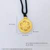 【限时克减150元】足金999.9 #复古风 古法空心挂绳吊坠花丝金轮转运罗盘吊坠(AIGFDZ00702)（预售产品下单后不退款不退货不换货不补差价） 商品缩略图5