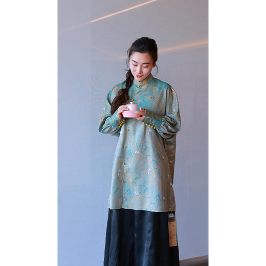 【直播间专属】新中式衬衣（25710197玄香-高定款） 商品图4