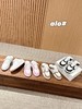 𝐚𝐥𝐨𝟮𝟬𝟮𝟱/𝐬𝐬春夏新款拼色小白鞋厚底舒适休闲款半拖（HC） 商品缩略图0