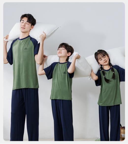 🌞这个夏天一定要入❗【西蒙日记亲子款插肩短袖套装】来啦~俏皮萌趣🥰亲肤舒适，颜值与舒适度双双在线📈看得老母亲的心都要化啦！ 商品图2