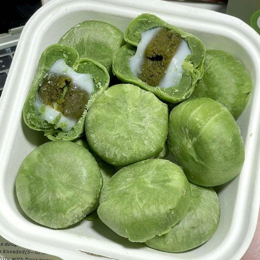 39.9/4袋❗️❗️【甜原柿吉白桃乌龙茶酥&龙井酥 】好吃到嗦手指🥺手工开酥的酥皮融合软糯拉丝雪媚娘☁️一口下去还有淡淡茶香🥰吃完嘴巴子都是茶香气 🍑白桃乌龙茶酥 阳山清甜白桃果肉😍自然清新 商品图7