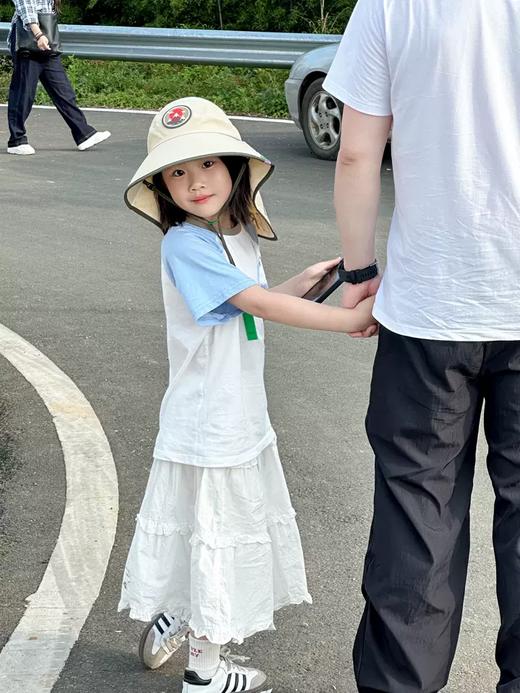 👍【2025YinLuoShan儿童空顶披肩帽男女同款~】🥰~每年都是开始被催团防晒产品的季节。🍅孩子出门要防晒相信已经成为粑粑麻麻必知的常识了。 商品图5