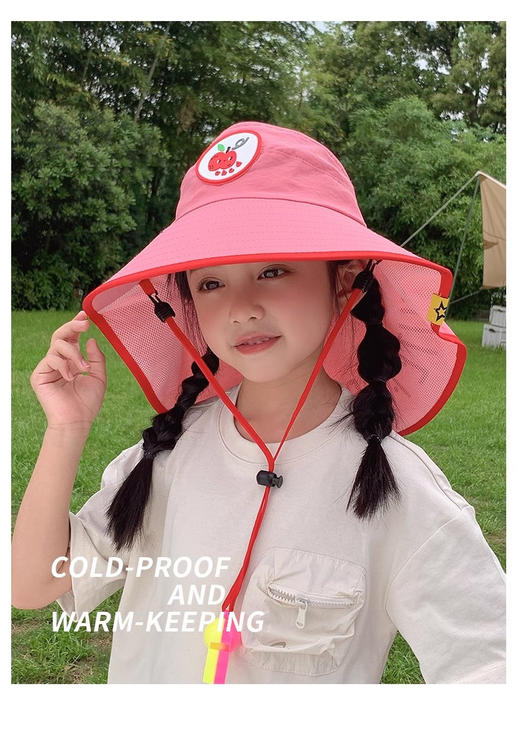 👍【2025YinLuoShan儿童空顶披肩帽男女同款~】🥰~每年都是开始被催团防晒产品的季节。🍅孩子出门要防晒相信已经成为粑粑麻麻必知的常识了。 商品图2