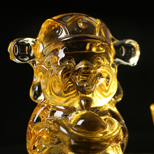 【财喜】灵机生活馆财神龙纹元宝摆件客厅前台收银台开业送礼 商品图2