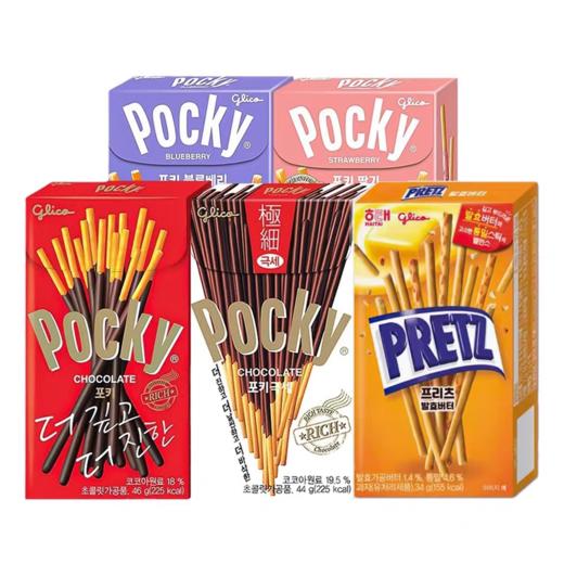 韩国格力高海太草莓味饼干棒 商品图4