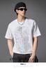 PINLI品立2025春夏新款时尚烫钻短袖T恤男士纯棉潮牌休闲百搭上衣BG252111012 商品缩略图1